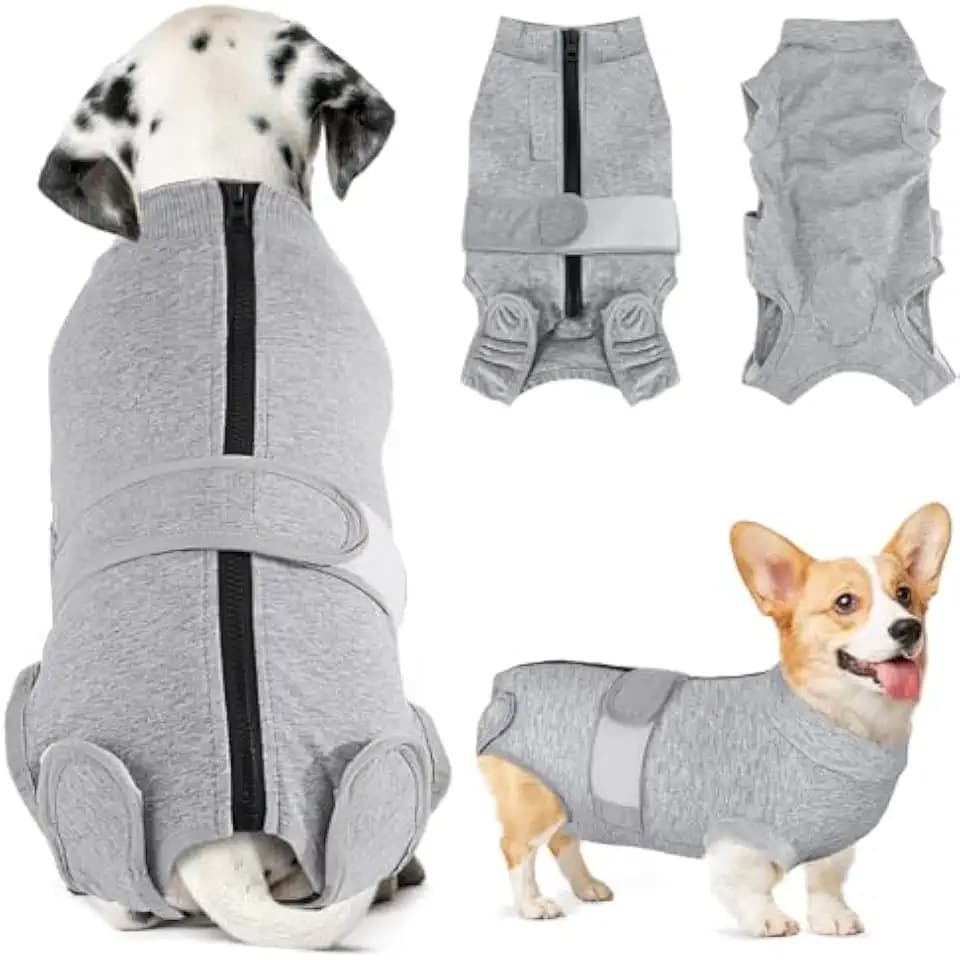 Lukovee Recovery Suit for Dogs, Spay Neuter Surgery Suit Onesie Female Male
