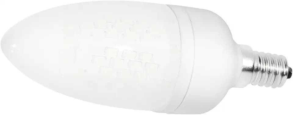 Transmedia LED Lampe matt 230V/4.5W, 250 lm, E14, >270°, CRI/RA: 80, dimmbar, 72 SMD-LED 3528, ø 42 x 120 mm, warmweiß, (3000K) LED8-1WML