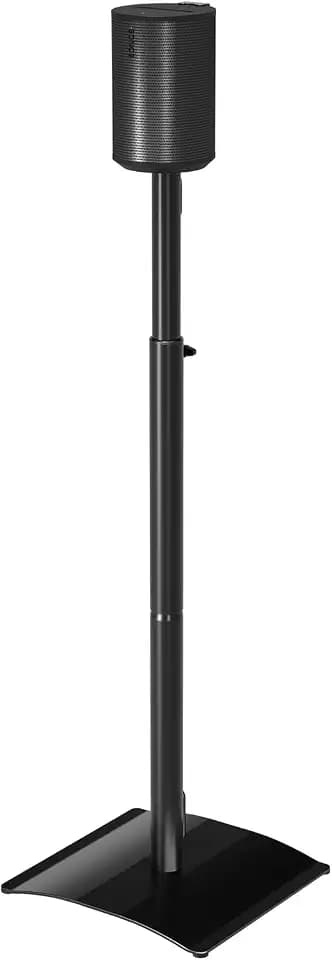 Mounting Dream Speaker Stand for Sonos Era 100, One, One SL, Play:1, Height Adjustable 32.5"- 42", Single Surround Sound Speaker Stand with Cable Management, 13.2 LBS Loading MD5411