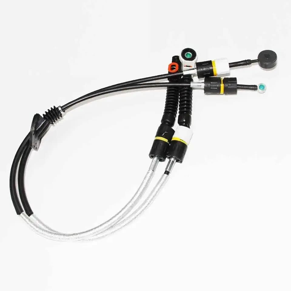 Manual Transmission Double Shifter Cable Compatible with Focus 2001 2002 L4 2.0L DOHC 1S4Z-7E395-HA