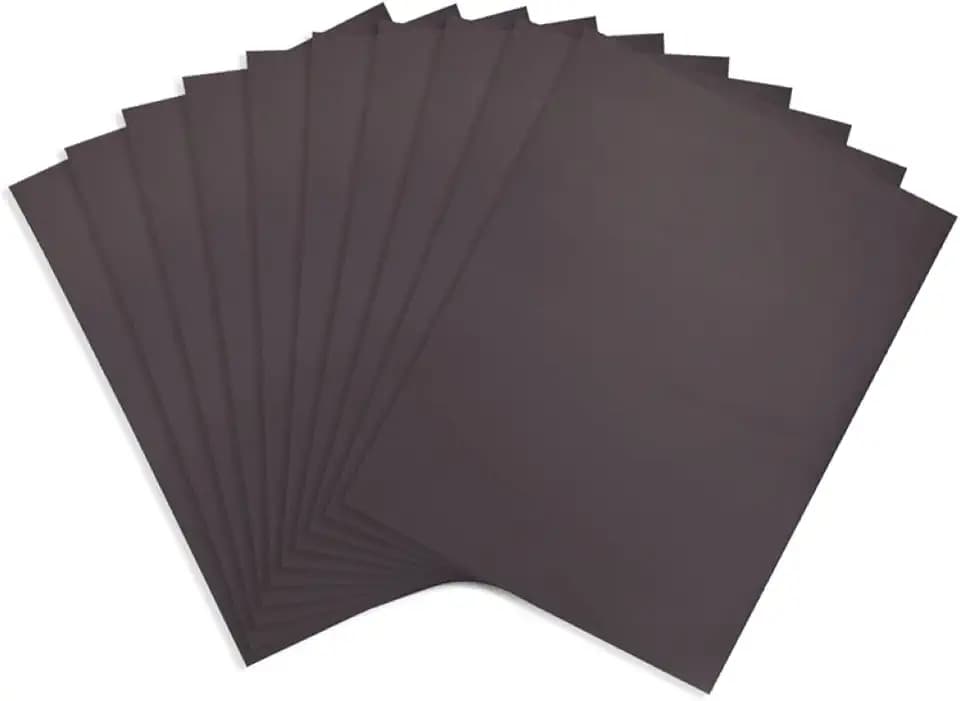Briartw A4 Größe Gummi Weichmagnetfolien Magnetische Aufbewahrungsfolie für Stanzformen Lagerung 0,3 mm dick 10 Stück Set 11,7x8,2 Zoll Metall Stanzformen Lagerung