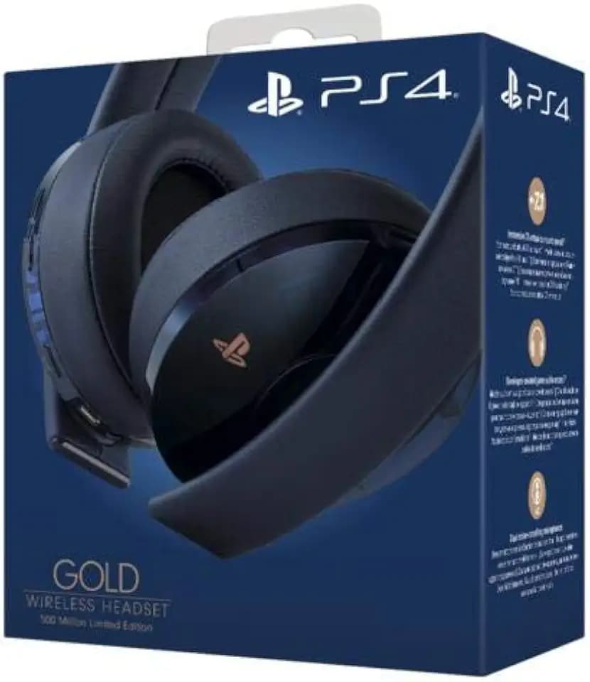 PlayStation 4 Wireless Headset 500 Million Limited Edition, Navy Blue
