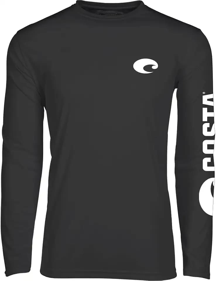 Costa Del Mar Mens Tech Crew Performance Long Sleeve Shirt