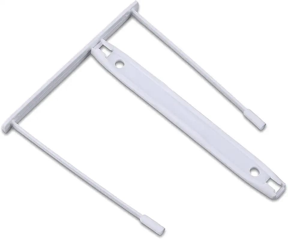 OFFICE PRODUCTS Clip Archivbinder Archivclip / 100er Pack/Farbe: Weiß/E-Clip 8cm Lochung/aus 100% recyceltem Plastik/Archivklammern Aktenbinder Aktendulli/Unzerbrechlich