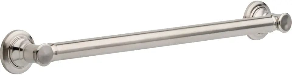 DELTA FAUCET 41624-SS Traditional Grab Bar with Concealed Mounting, 24-Inch, Stainless