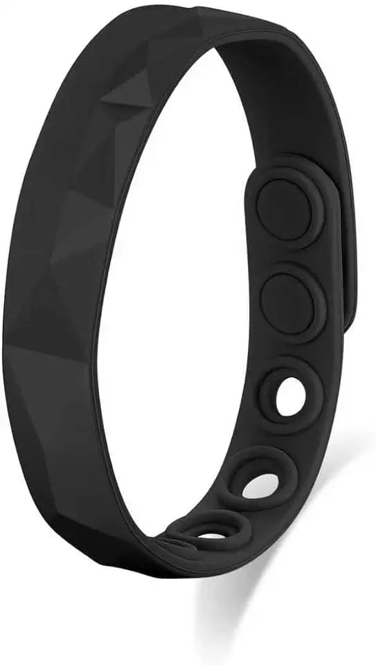 Adjustable Silicone Bracelets for Men Women, 10inch Rubber Wristband