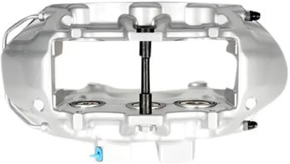 GM Genuine Parts 172-2487 (25912477) Silver Front Driver Side Disc Brake Caliper Assembly with Cadillac V Logo