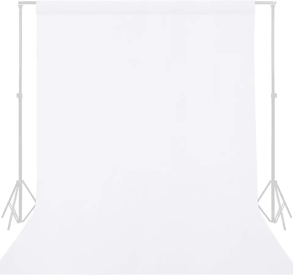 10X7FT White Backdrop Background for Photography (Backdrop Only)