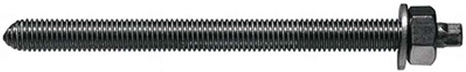 Upat Ankerstange ASTA M10x130 R, Stahl, nichtrostend, Außengewinde, System, Patrone, 10 Stück