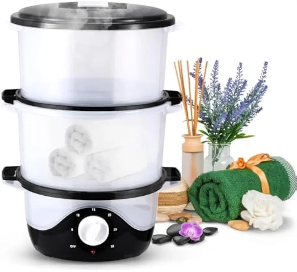 Handtuchwärmer, Couleeur Schnelles Aufheizen auf 202℉ & 6L großer Handtuchwärmer, Handtuchwärmer Elektrisch Schnelles Aufheizen innerhalb von 10 Minuten für Spa/Gesichtspflege/Friseur