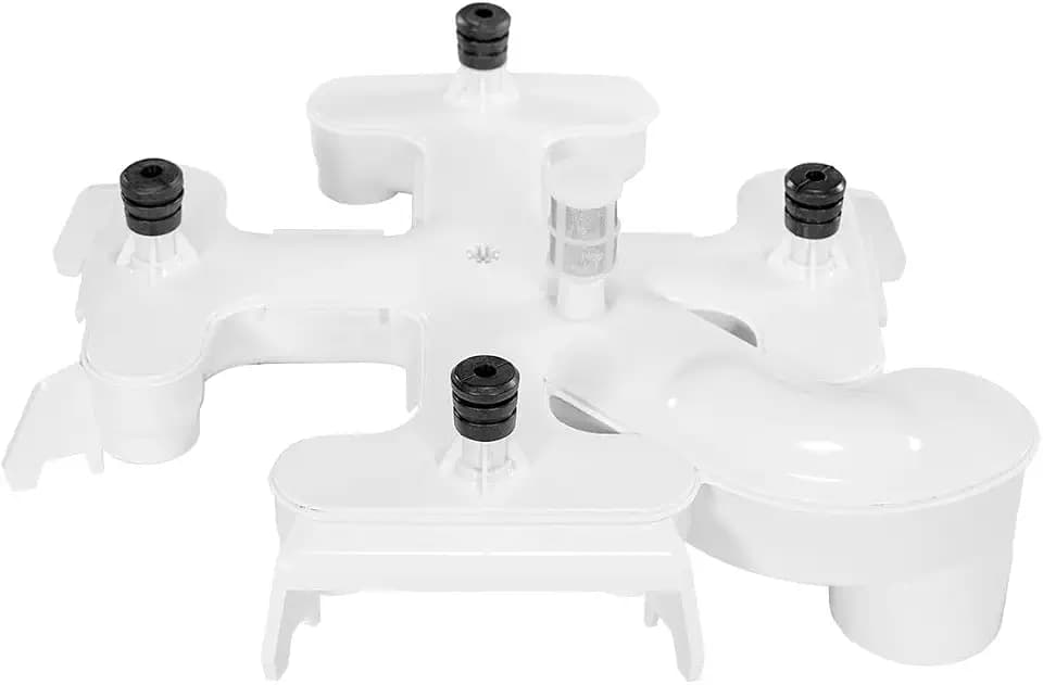 XtremepowerUS DE Filter Top Collector Manifold Assembly Air Relief Replacement Pro-Grid Micro Clear Compatible for DEX2400C, DE4820, DE6020 FS-2004