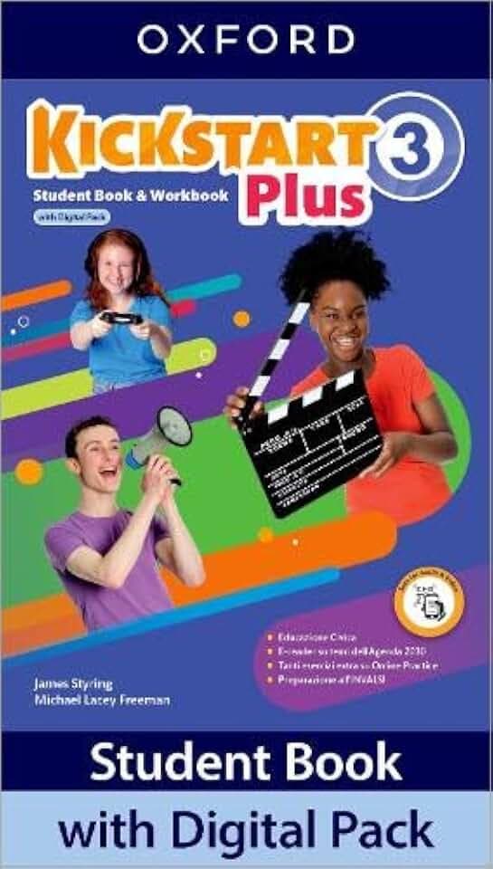 Kickstart 3 2023 Student Book Workbook with Dig Pack (Italy)