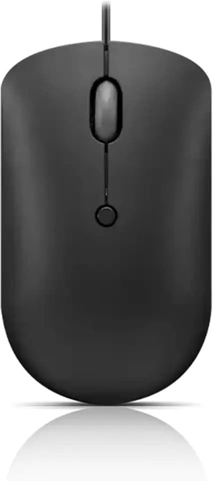 Lenovo 400 USB-C Compact Wired Mouse – Pocket Friendly Portable Mouse for Notebook or Large Computer Monitor, Black
