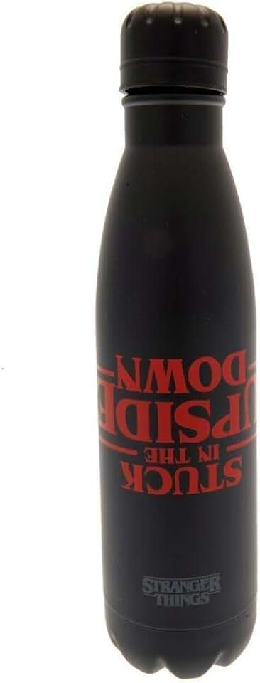 Pyramid International Stranger Things Metall Trinkflasche (Upside Down Design) 540ml Metall Wasserflasche, isoliert - Offizielles Lizenszprodukt