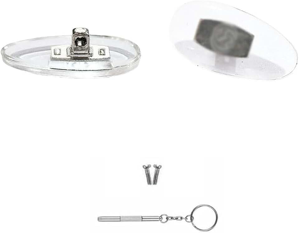 Glasses Screw-in Nose Pads Suitable for Gucci Sunglass Replacement Eyeglass Frames with Screwdriver Accessories