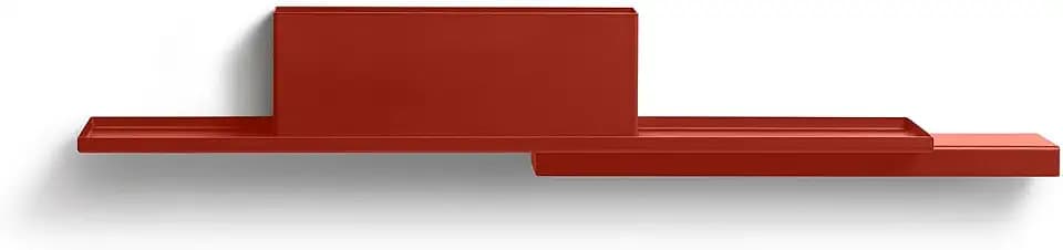 Puik Design Duplex wallshelf, Steel, Red, Large