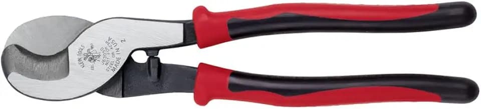 Klein Tools J63050 Journeyman Cable Cutter, Made in USA, Cuts Aluminum, Copper and Communications Cable with Shear-Type Jaws