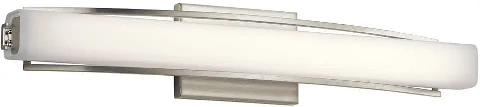 Elan 83759 LED 42W Rowan Vanity Bath Wall Lighting, 1 Light, Brushed Nickel