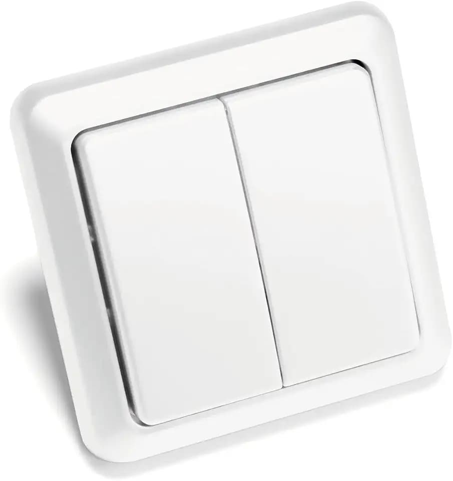 Intertechno Smart Home ITW 852 Funk Wandsender weiß 2 fach 2 Kanal
