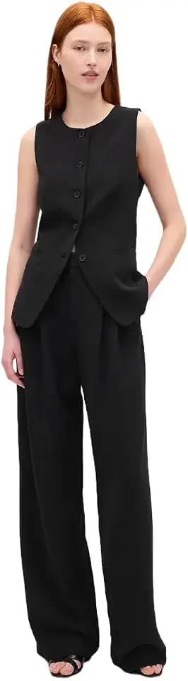 GAP Women's Everyday High-Rise Wide Leg Pant