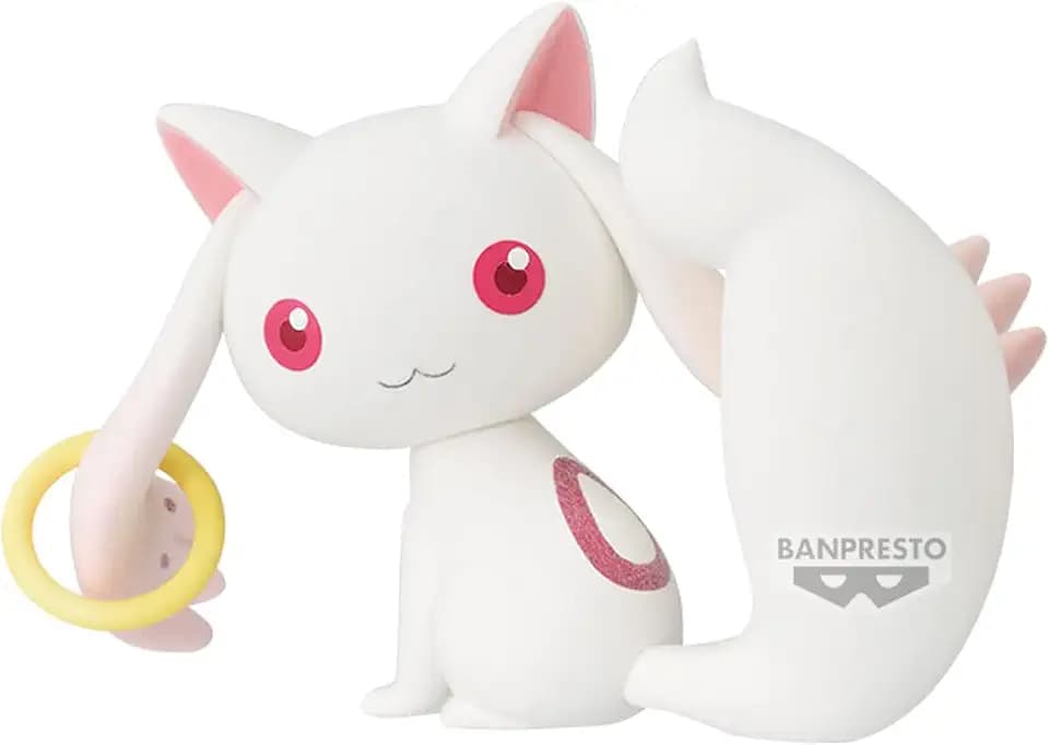 Banpresto - Puella Magi Madoka Magica: The Movie Rebellion - Kyubey (ver. A), Bandai Spirits Fluffy Puffy Figure