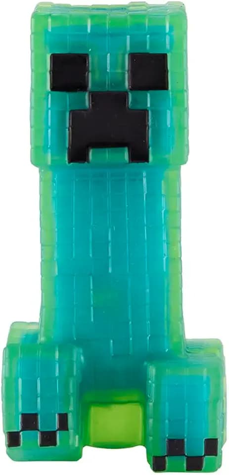 BANDAI Heroes de GOO JIT Zu Actionfigur – Universum Minecraft – Blauer Creeper – Zerquetscht, Mehrfarbig CO43116