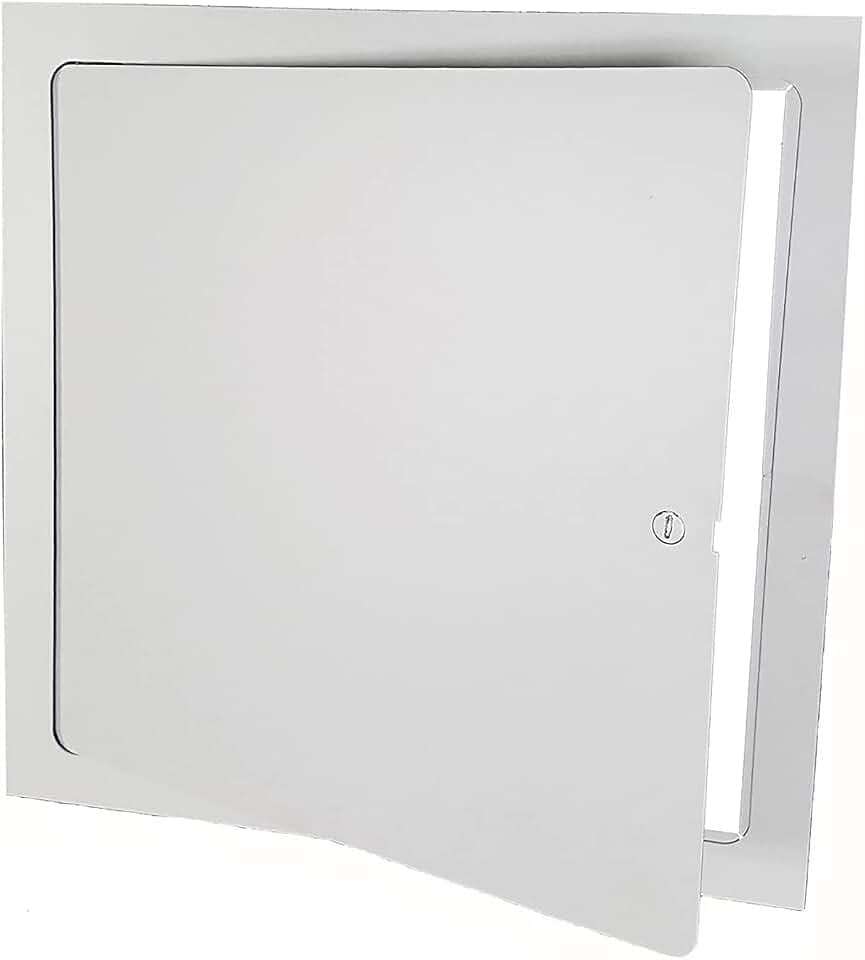 Premier Flush Access Panel, 12x12, Steel, 1000 Series, Screwdriver Latch