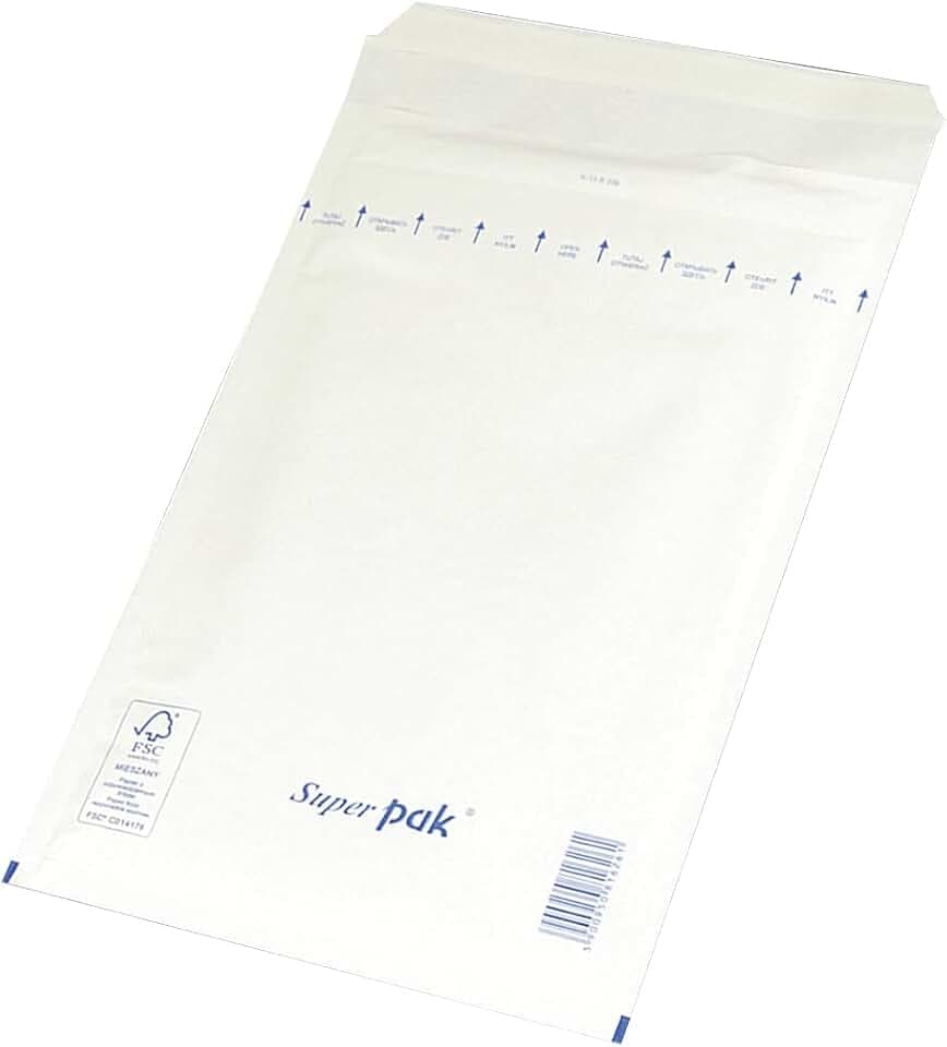 OFFICE PRODUCTS Selbstklebende Briefumschläge Mit Luftpolsterfolie HK C13 150 x 215 mm / 170 x 225 mm/Briefumschlag 100 Stück Weiß