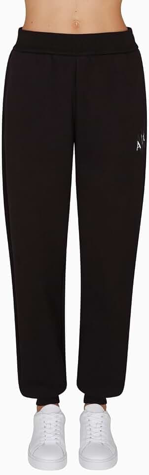 Armani Exchange Damen Side Logo Cuffed Leg Pull On Sweatsuit