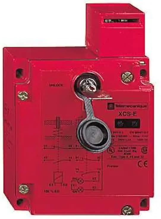 Schneider XCSE73127 XCSE-Sicherh.-Pos.sch. Met.gek., 2Ö+1S, gest. schlt. 2 Leit.einf.