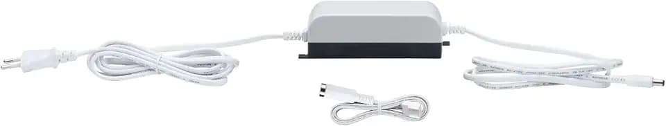 Paulmann 70200 LED Stripe YourLED Power Supply 48W 230/12V Niedervolt DC Grau/Schwarz Kunststoff 70200 Transformator Trafo