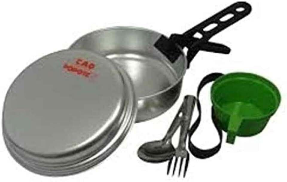 CAO Camping-Kochset aus Aluminium Person, 1,1 l