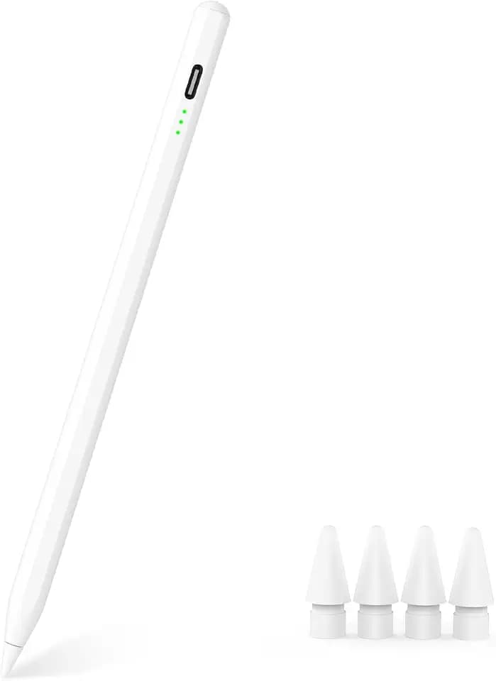 Stylus Pen for iPad Pro Air Mini 2018-2026, Palm Rejection Fast Charge