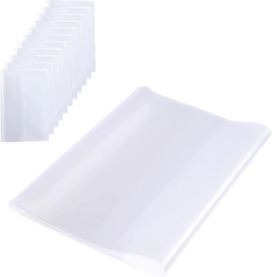 Heftumschlage A4 Transparent, 10x Hefthüllen Durchsichtig 21 x 30cm