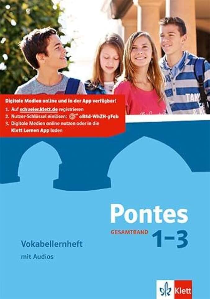 Pontes Gesamtband 1-3: Vokabellernheft mit Audios Klassen 5 - 10 (Pontes Gesamtband. Ausgabe ab 2016)