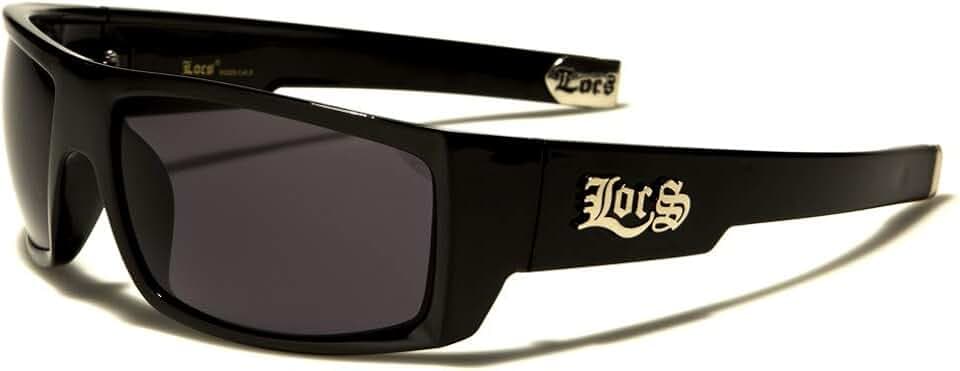 Locs 8LOC91025 Sonnenbrille Hypster Urban Poker Rapper, Mode für Damen und Herren