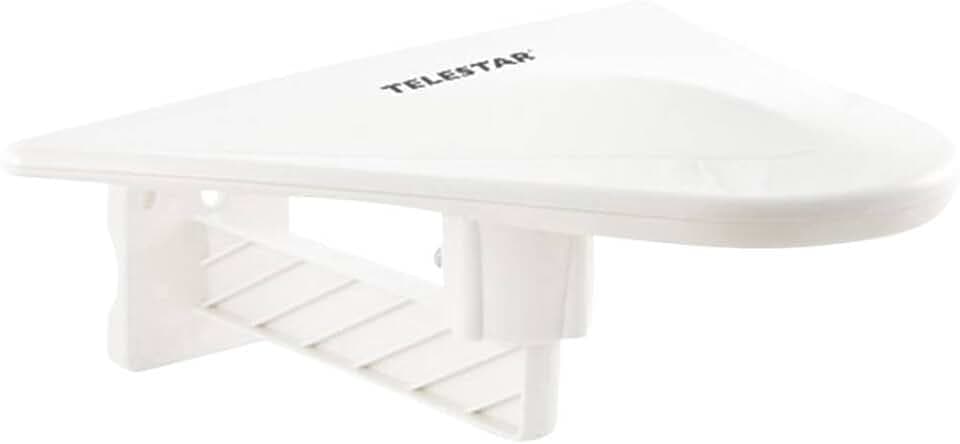 Telestar 5102220 ANTENNA 10 aktive Aussenantenne (DVB-T/DVB-T2, FullHD, Verstärkung: 51 dB, LTE Filter) weiss