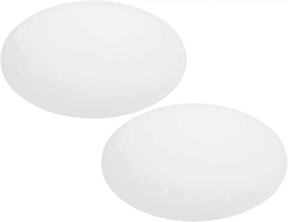 PATIKIL 8.5" Diameter Lampshade Diffuser, 2 Pcs 1.7mm Thick Round Diffuser Sheet for Drum Lampshades, Pendants Light, DIY Light Shield, Translucent White