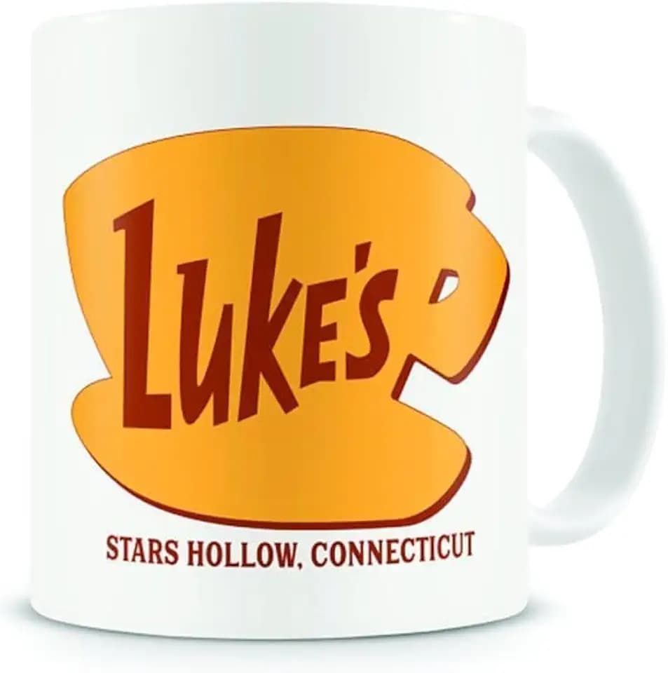 Luke's Diner-Kaffeetasse, inspiriert von Gilmore Girls, ideales Weihnachten, Retro-TV-Show-Sammeltasse für Tee, Geschenk, Herbstbecher, 325 ml (Luke's Diner)