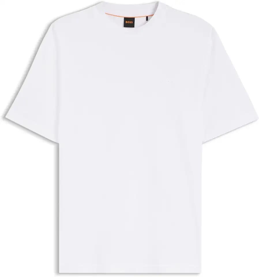 T-Shirt Aus Interlock-Baumwolle Mit Logo-Stickerei