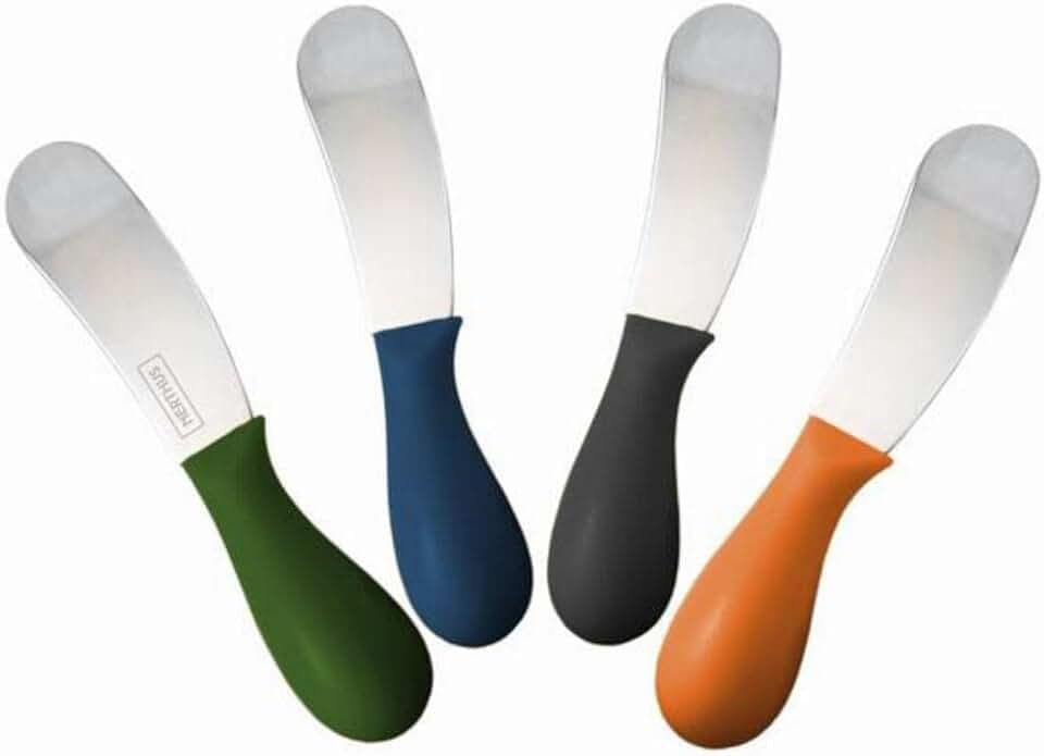 Nerthus FIH 329 Messer Streichmesser Set, Stück, schwarz/grün/blau/orange