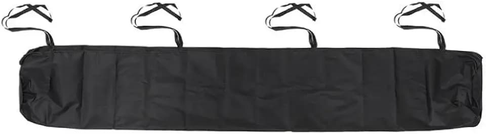SPORTARC Sun Shelter Markisenabdeckung für den Außenbereich, wasserdicht, Sonnenschutz, für den Außenbereich, Garten, Terrasse, Schwarz 3,5 m