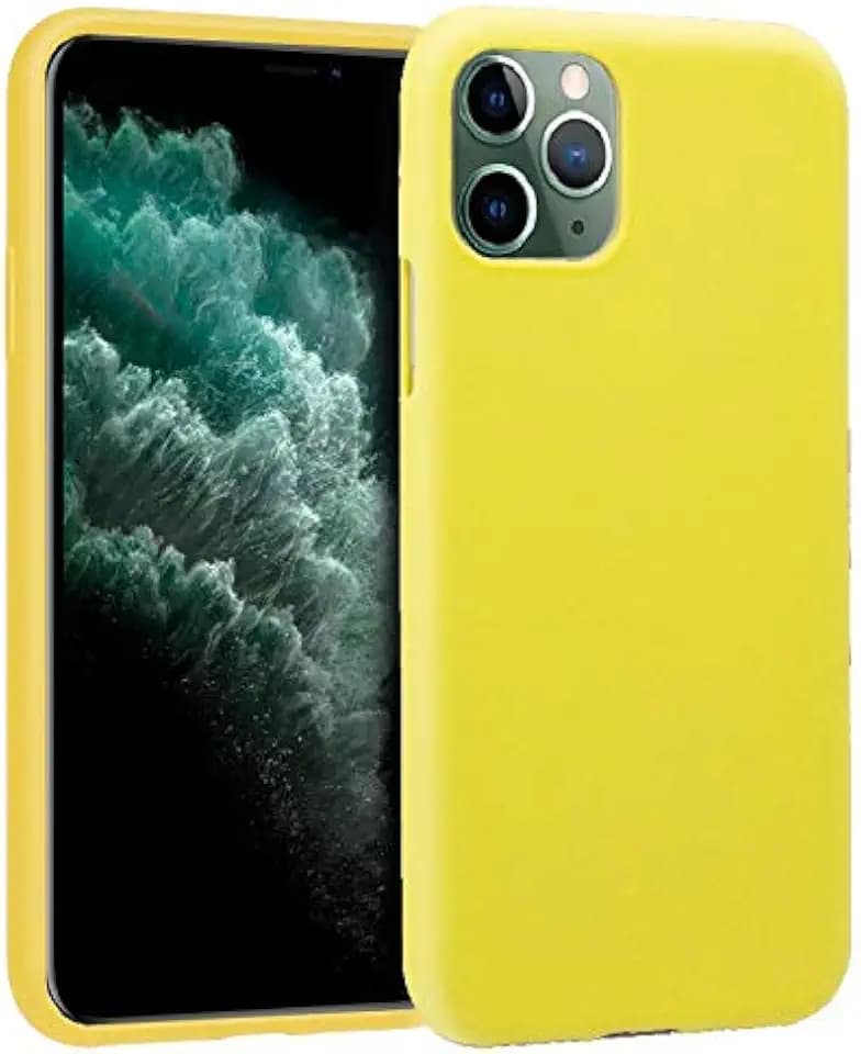 COOL SMARTPHONES & TABLETS ACCESSORIES Coole Silikonhülle für iPhone 11 Pro Max (Gelb)