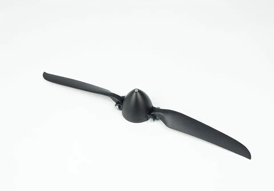 Viloga RC Folding Propeller 11×6 inch w/Spinner Size D38×H35mm, and Motor Shaft Diameter φ4.0 with Nylon Plastic Spinner for RC Plane Drone Remote Control Airplane (11×6, Shaft φ4.0)