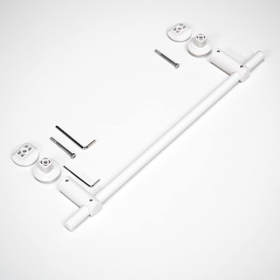 Handtuchstange gerade für Design-Badheizkörper Ovalrohren Handtuchhalter Heizungszubehör Länge 460 mm Weiß auswählbar