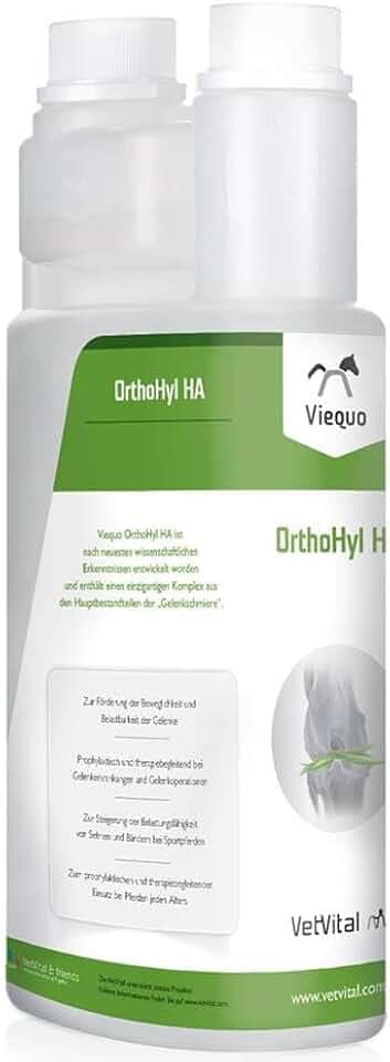 Viequo OrthoHyl HA | 1 l | Ergänzungsfuttermittel für Pferde | ADMR-konform