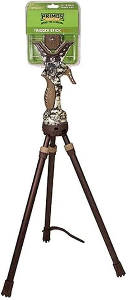 PRIMOS Hunting Trigger Stick Gen3 Shooting Stick, Adjustable Height, Quick-Detach Yoke, Durable and Lightweight, Ideal for Hunting, Shooting, and Photography