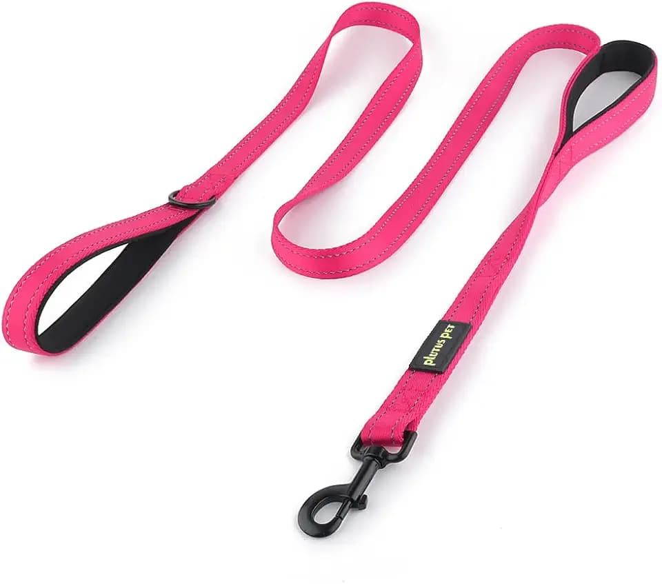 Plutus Pet Double Handle Dog Leash, 6 FT Long, for Medium Large Dogs