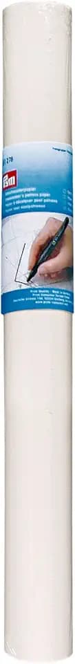 Prym Schnittmusterpapier Rolle – Transparentes Seidenpapier, 1 m x 10 m – Ideal zum Erstellen & Kopieren von Schnittmustern, robust & reißfest, für Nähprojekte & DIY Kleidung