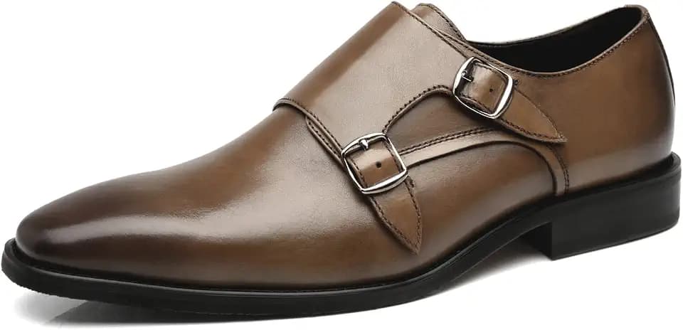La Milano Men Dress Shoes Lace Up Oxford Classic Plain Toe Modern Formal Leather Shoes for Men
